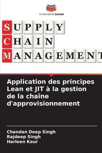 bokomslag Application des principes Lean et JIT  la gestion de la chane d'approvisionnement