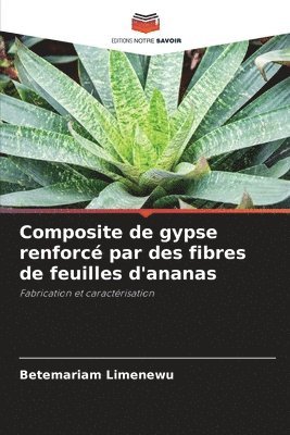 bokomslag Composite de gypse renforc par des fibres de feuilles d'ananas