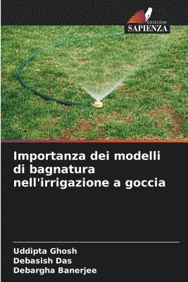 Uddipta Ghosh, Debasish Das, Debargha Banerjee - Importanza dei modelli di bagnatura nell'irrigazione a goccia, Häftad