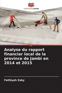 bokomslag Analyse du rapport financier local de la province de Jambi en 2014 et 2015