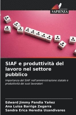 Edward Jimmy Pandia Yañez, Ana Luisa Barriga Zegarra, Sandra Erica Heredia Usandivares - SIAF e produttività del lavoro nel settore pubblico, Häftad