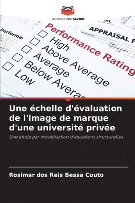 bokomslag Une échelle d'évaluation de l'image de marque d'une université privée