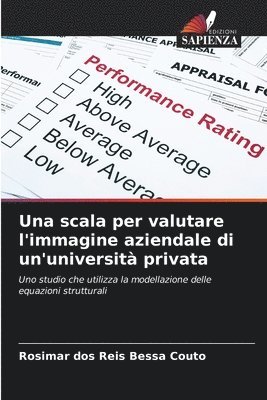 bokomslag Una scala per valutare l'immagine aziendale di un'università privata