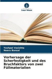bokomslag Vorhersage der Scherfestigkeit und des Bruchfaktors von zwei Füllmaterialien