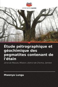 bokomslag Étude pétrographique et géochimique des pegmatites contenant de l'étain