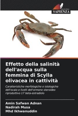 Amin Safwan Adnan, Nadirah Musa, Mhd Ikhwanuddin - Effetto della salinità dell'acqua sulla femmina di Scylla olivacea in cattività, Häftad