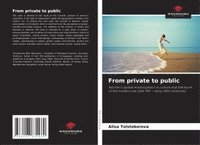 bokomslag From private to public
