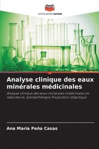 bokomslag Analyse clinique des eaux minérales médicinales