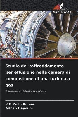K R Yellu Kumar, Adnan Qayoum, K. R. Yellu Kumar - Studio del raffreddamento per effusione nella camera di combustione di una turbina a gas, Häftad