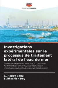 bokomslag Investigations exprimentales sur le processus de traitement latral de l'eau de mer