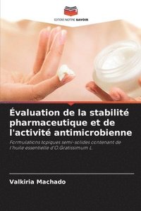 bokomslag valuation de la stabilit pharmaceutique et de l'activit antimicrobienne