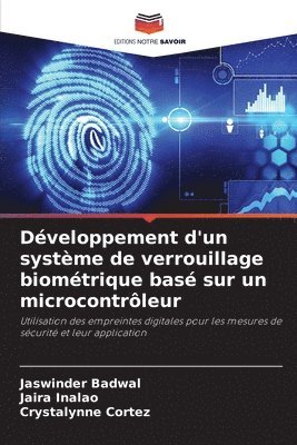 bokomslag Développement d'un système de verrouillage biométrique basé sur un microcontrôleur