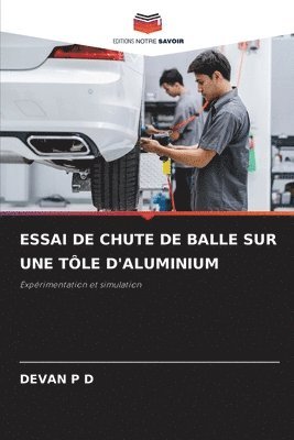 Essai de Chute de Balle Sur Une Tôle d'Aluminium