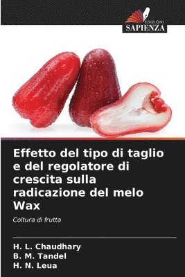 H L Chaudhary, B M Tandel, H N Leua, H. L. Chaudhary, B. M. Tandel, H. N. Leua - Effetto del tipo di taglio e del regolatore di crescita sulla radicazione del melo Wax, Häftad