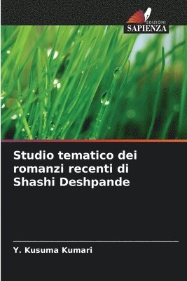 bokomslag Studio tematico dei romanzi recenti di Shashi Deshpande