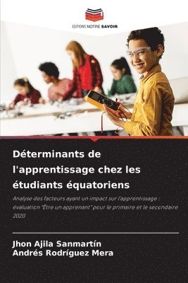 bokomslag Dterminants de l'apprentissage chez les tudiants quatoriens