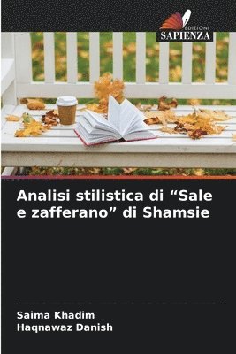 Analisi stilistica di &quot;Sale e zafferano&quot; di Shamsie 1