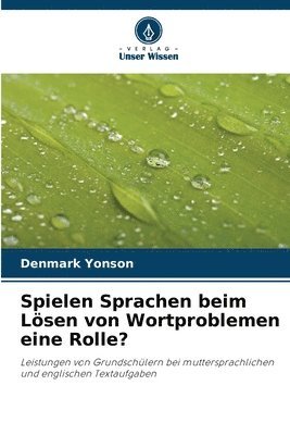 bokomslag Spielen Sprachen beim Lösen von Wortproblemen eine Rolle?