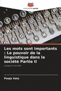 bokomslag Les mots sont importants