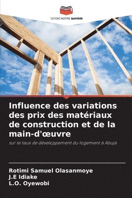 bokomslag Influence des variations des prix des matriaux de construction et de la main-d'oeuvre