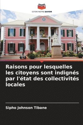 bokomslag Raisons pour lesquelles les citoyens sont indigns par l'tat des collectivits locales