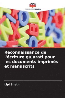 bokomslag Reconnaissance de l'criture gujarati pour les documents imprims et manuscrits