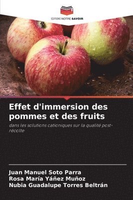 bokomslag Effet d'immersion des pommes et des fruits