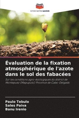 Paulo Tebulo, Sales Paiva, Banu Irenio - Évaluation de la fixation atmosphérique de l'azote dans le sol des fabacées, Häftad