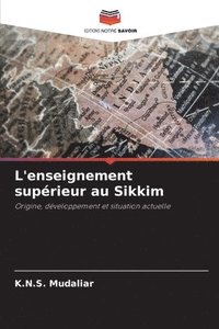 bokomslag L'enseignement suprieur au Sikkim