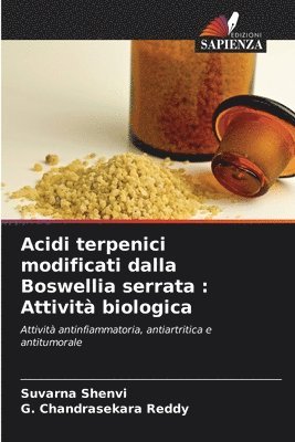 bokomslag Acidi terpenici modificati dalla Boswellia serrata