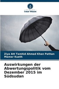 bokomslag Auswirkungen der Abwertungspolitik vom Dezember 2015 im Sdsudan