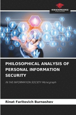 bokomslag Philosophical Analysis of Personal Information Security