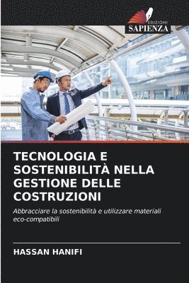 bokomslag Tecnologia E Sostenibilit Nella Gestione Delle Costruzioni