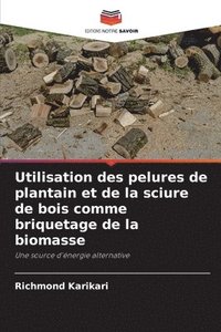 bokomslag Utilisation des pelures de plantain et de la sciure de bois comme briquetage de la biomasse