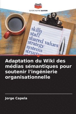 Jorge Capela - Adaptation du Wiki des médias sémantiques pour soutenir l'ingénierie organisationnelle, Häftad