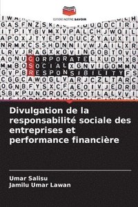 bokomslag Divulgation de la responsabilit sociale des entreprises et performance financire