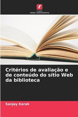 Critrios de avaliao e de contedo do stio Web da biblioteca 1