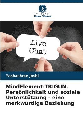 Yashashree Joshi - MindElement-TRIGUN, Persönlichkeit und soziale Unterstützung - eine merkwürdige Beziehung, Häftad