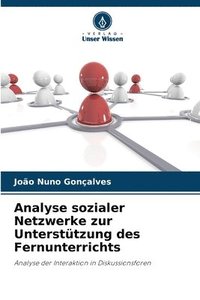 bokomslag Analyse sozialer Netzwerke zur Untersttzung des Fernunterrichts