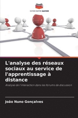 bokomslag L'analyse des rseaux sociaux au service de l'apprentissage  distance