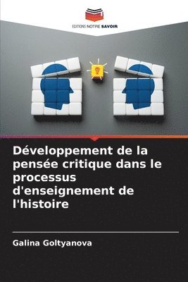 bokomslag Dveloppement de la pense critique dans le processus d'enseignement de l'histoire