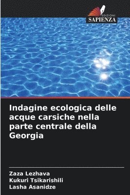 bokomslag Indagine ecologica delle acque carsiche nella parte centrale della Georgia