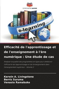 bokomslag Efficacit de l'apprentissage et de l'enseignement  l're numrique