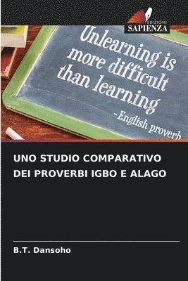 bokomslag Uno Studio Comparativo Dei Proverbi Igbo E Alago