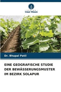 bokomslag Eine Geografische Studie Der Bewsserungsmuster Im Bezirk Solapur