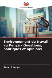 bokomslag Environnement de travail au Kenya - Questions, politiques et opinions