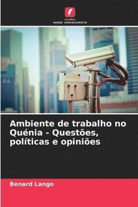 bokomslag Ambiente de trabalho no Qunia - Questes, polticas e opinies