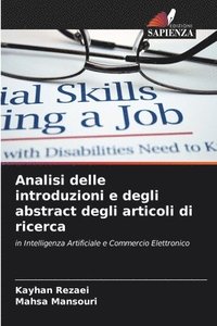 bokomslag Analisi delle introduzioni e degli abstract degli articoli di ricerca