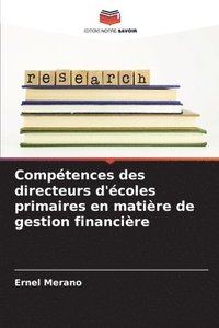 bokomslag Comptences des directeurs d'coles primaires en matire de gestion financire