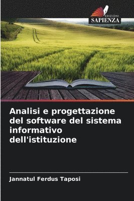 bokomslag Analisi e progettazione del software del sistema informativo dell'istituzione